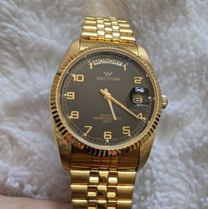 Gold Waltham Watch (not authentic)